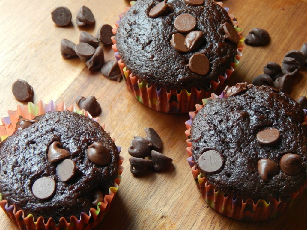 chocolate chip banana muffins recipe